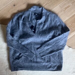 Banana Republic Soft Gray Cashmere Sweater